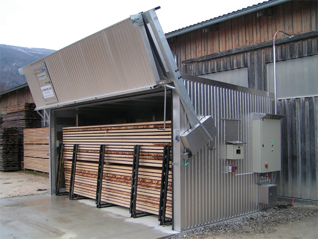 Wood drying kilns: Conventional drying system
